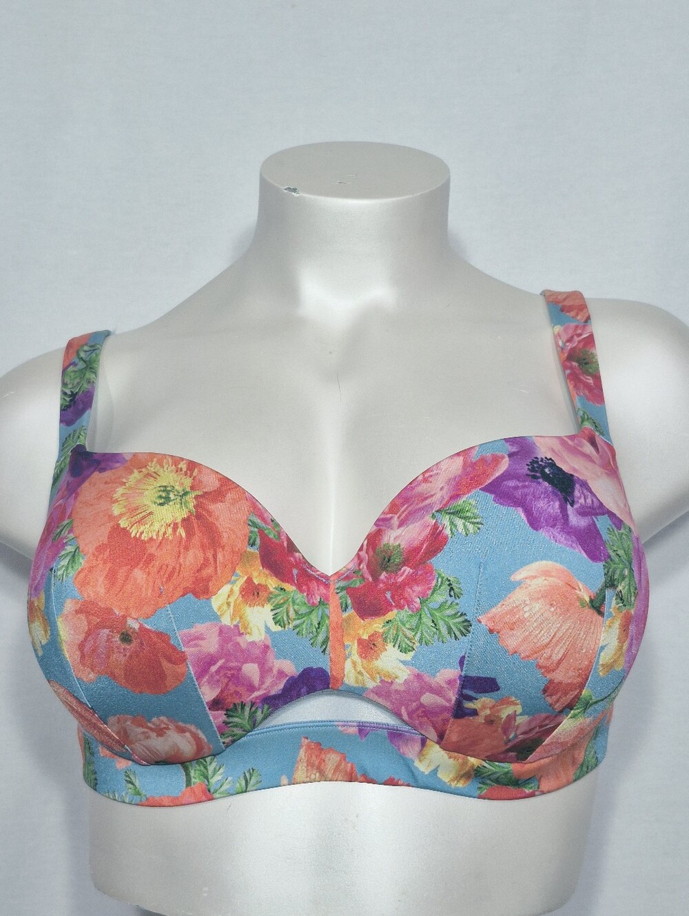 42D Cacique Comfort Bliss Lightly Lined Full Coverage Underwire Bra Tropical